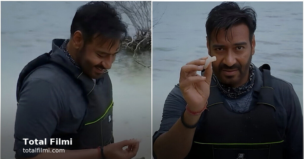 Ajay Devgn ate raw fish on Bear Grylls show