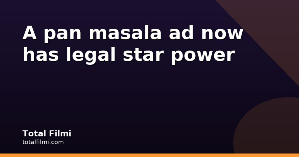Ajay Devgn fights Vimal Elaichi ad notice in Bombay HC