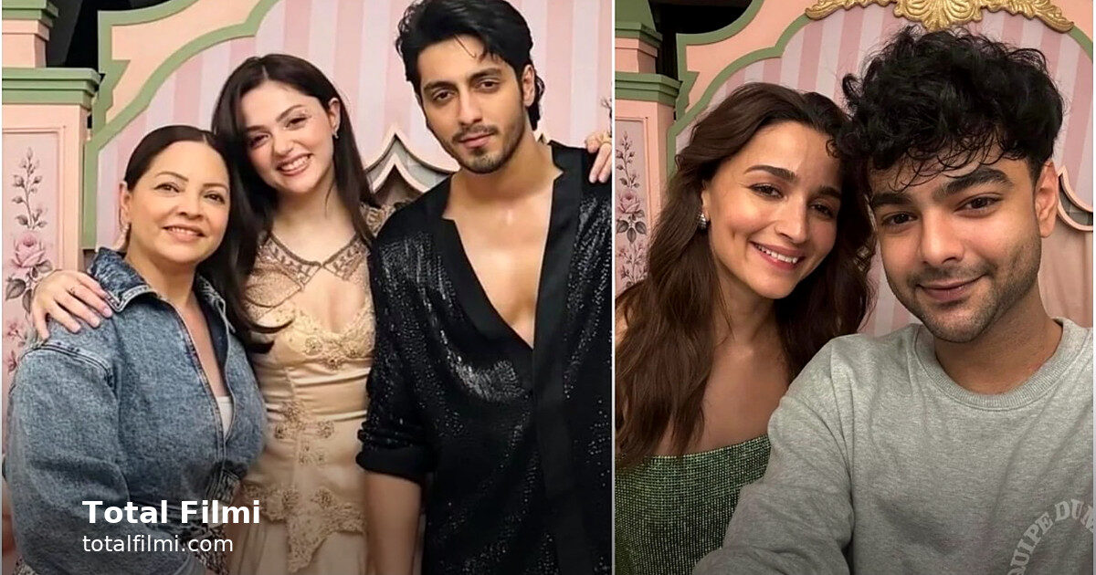 Aneet Padda's Pink Fairytale 24th With Alia Bhatt