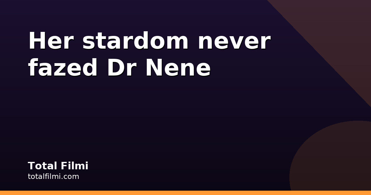 Why Madhuri's stardom never fazed Dr Nene