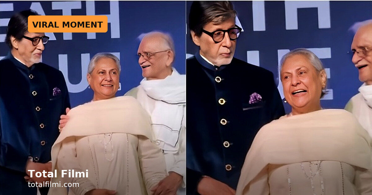 Jaya Bachchan's rare laugh with Gulzar goes viral