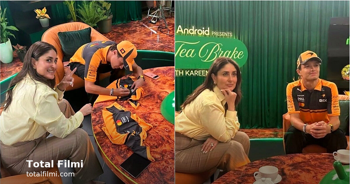 Kareena Serves Chai and a Ta Ra Rum Pum Callback to Lando Norris