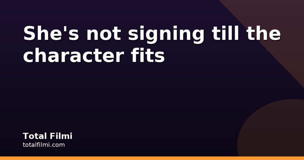 No new film signed, next reveal by December