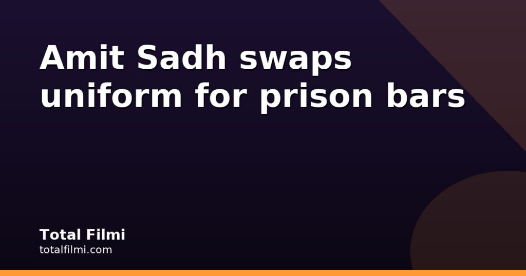 Amit Sadh is a cop turned prisoner in Pratap trailer