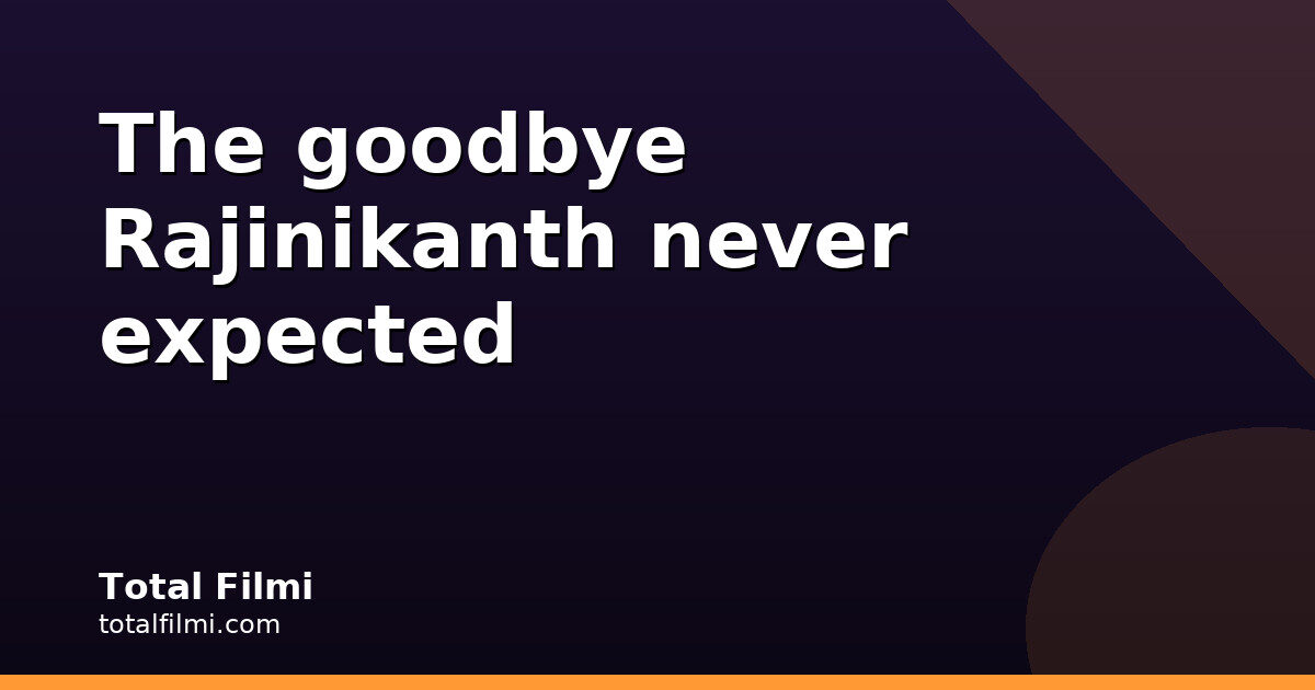 Rajinikanth's tribute to Deva, the composer who blessed Padayappa