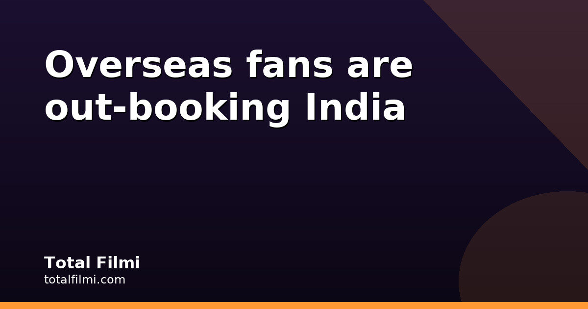 Ramayana overseas pre-sales top India at ₹24.5 crore