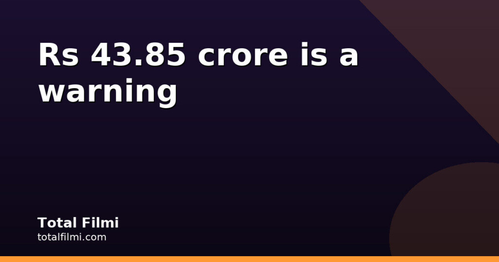 Ranabaali's Rs 43.85 crore total now faces a Monday test