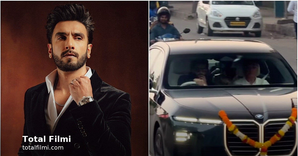 Ranveer Singh's BMW i7 arrives after baby news