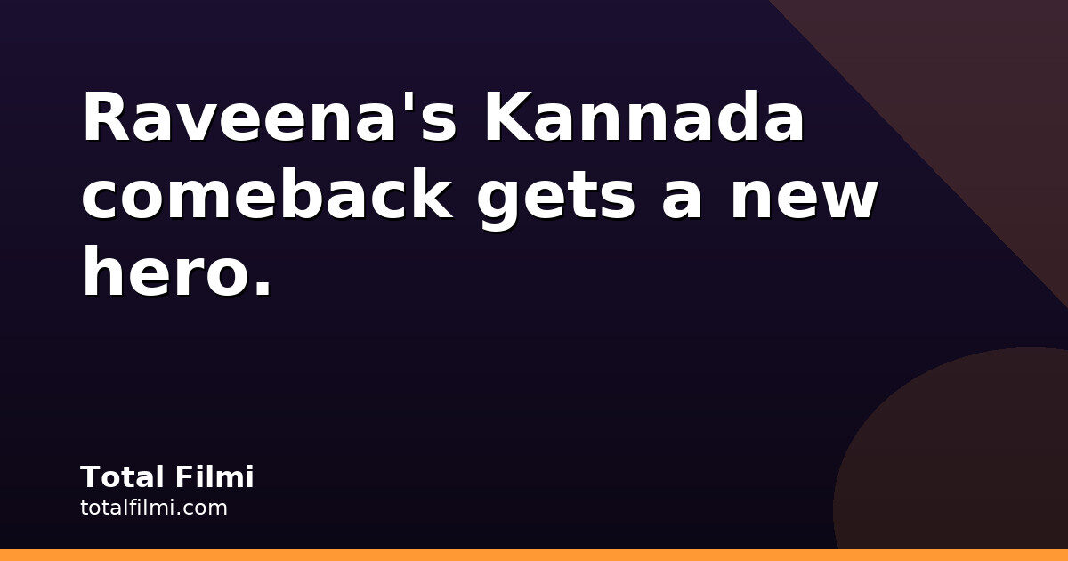 Raveena Tandon and Shivarajkumar pair up for A for Anand