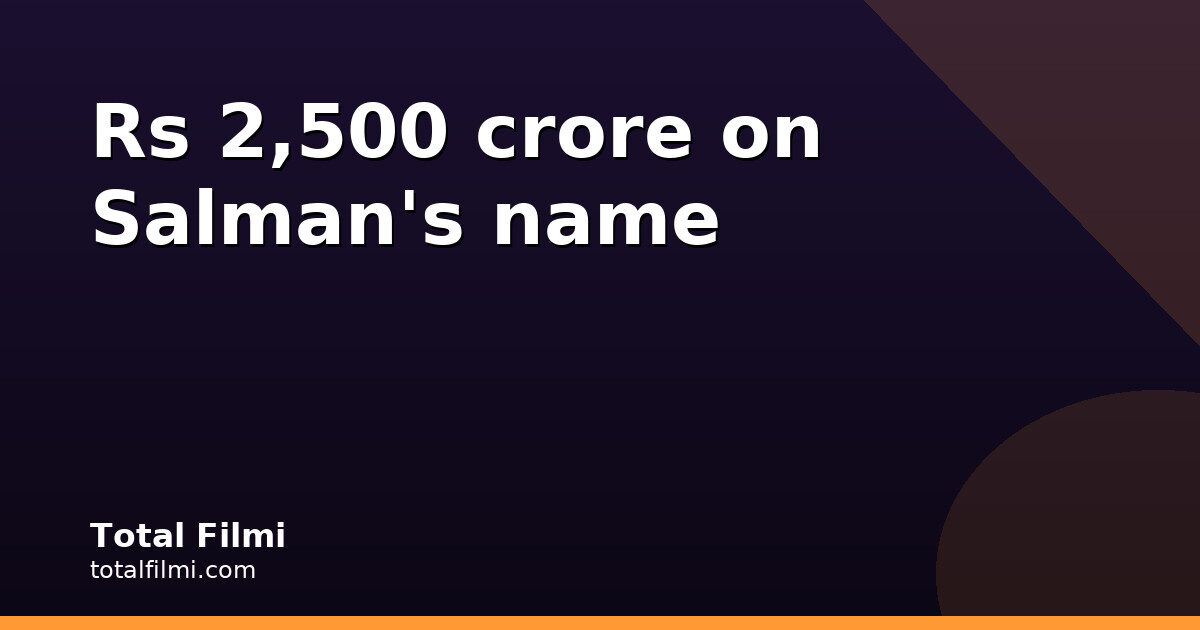 Salman Khan's Rs 2,500 crore Punjab project launches without him