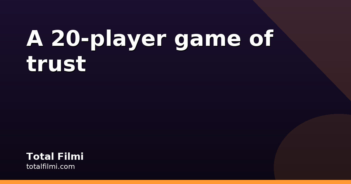 Teja Sajja hosts a 20-player game of trust on Prime Video