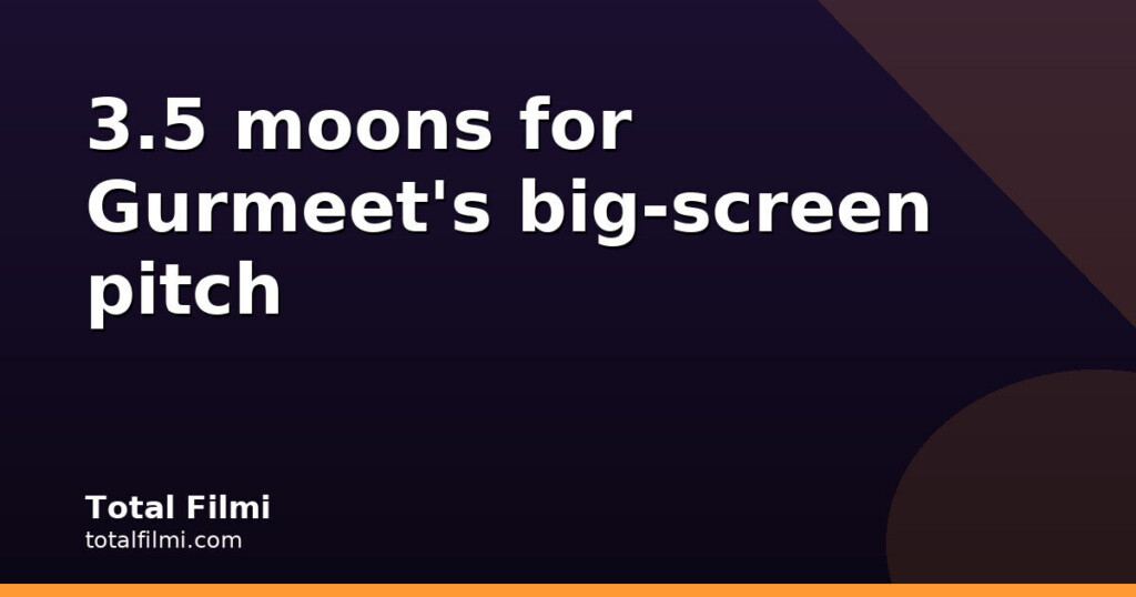 Tum Mere Ho Review: 3.5 Moons for Gurmeet's Big-Screen Romance