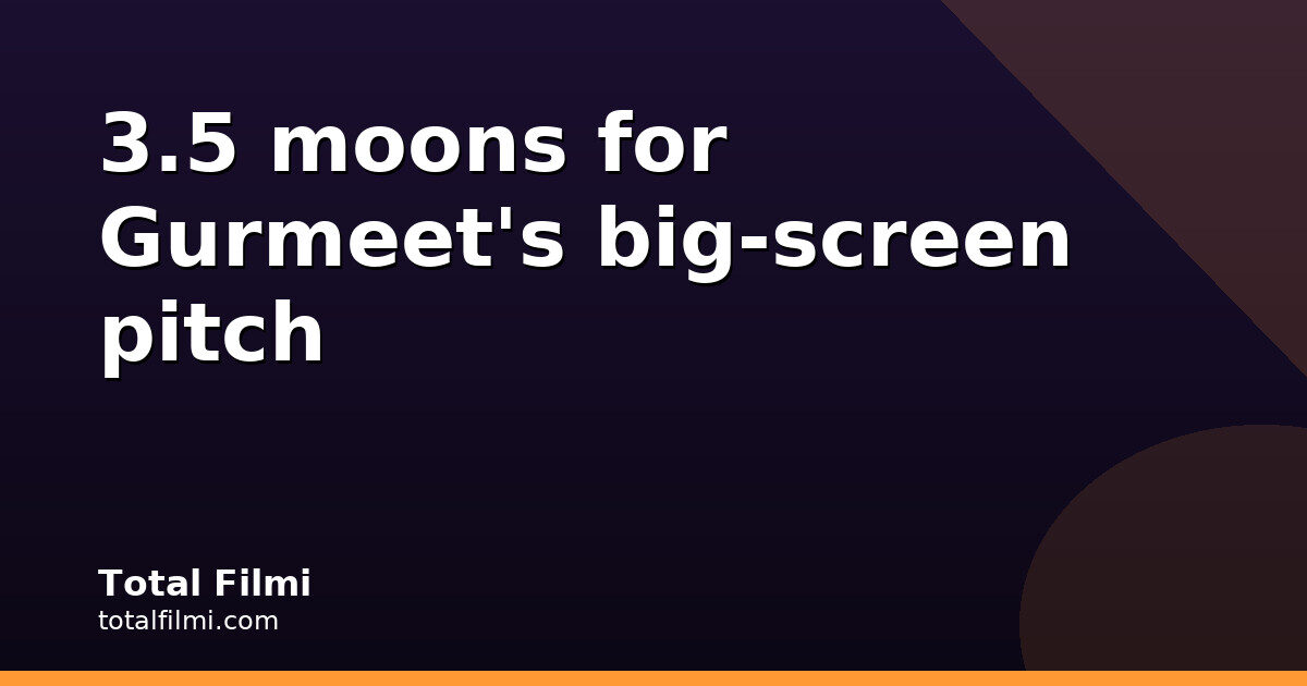 Tum Mere Ho Review: 3.5 Moons for Gurmeet's Big-Screen Romance
