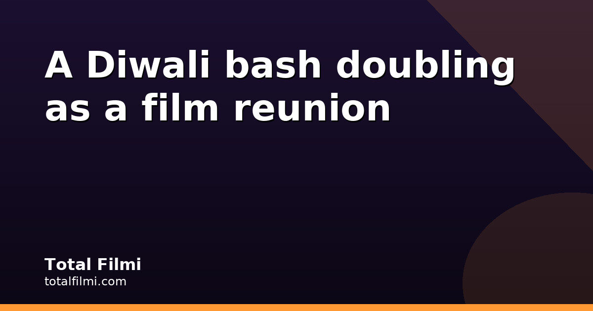 Ayushmann and Tahira's Diwali Bash Doubles as a Udta Teer Reunion