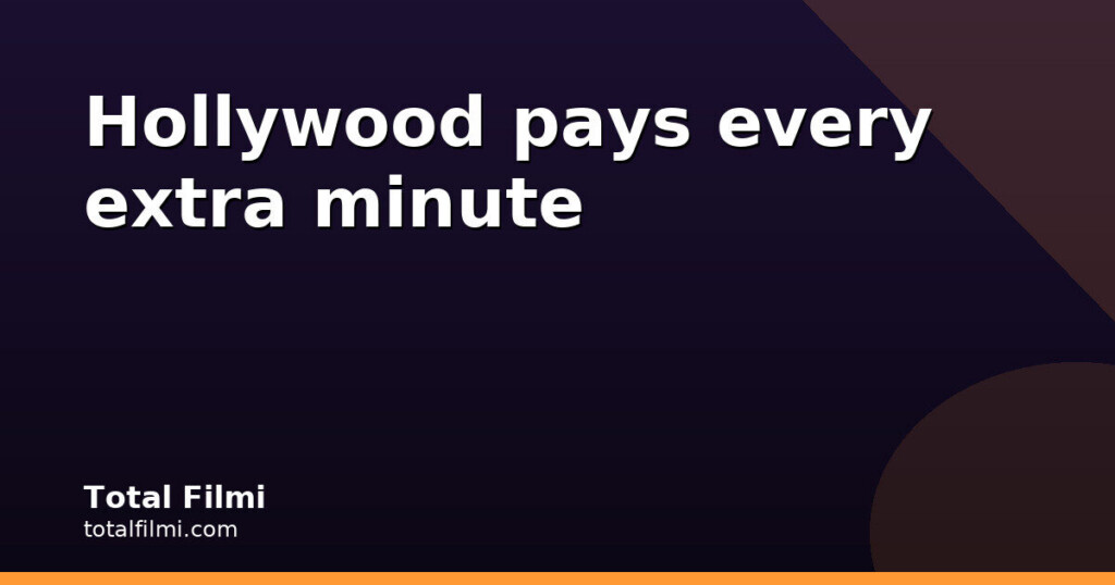 Hollywood pays every extra minute, says Vidyut Jammwal